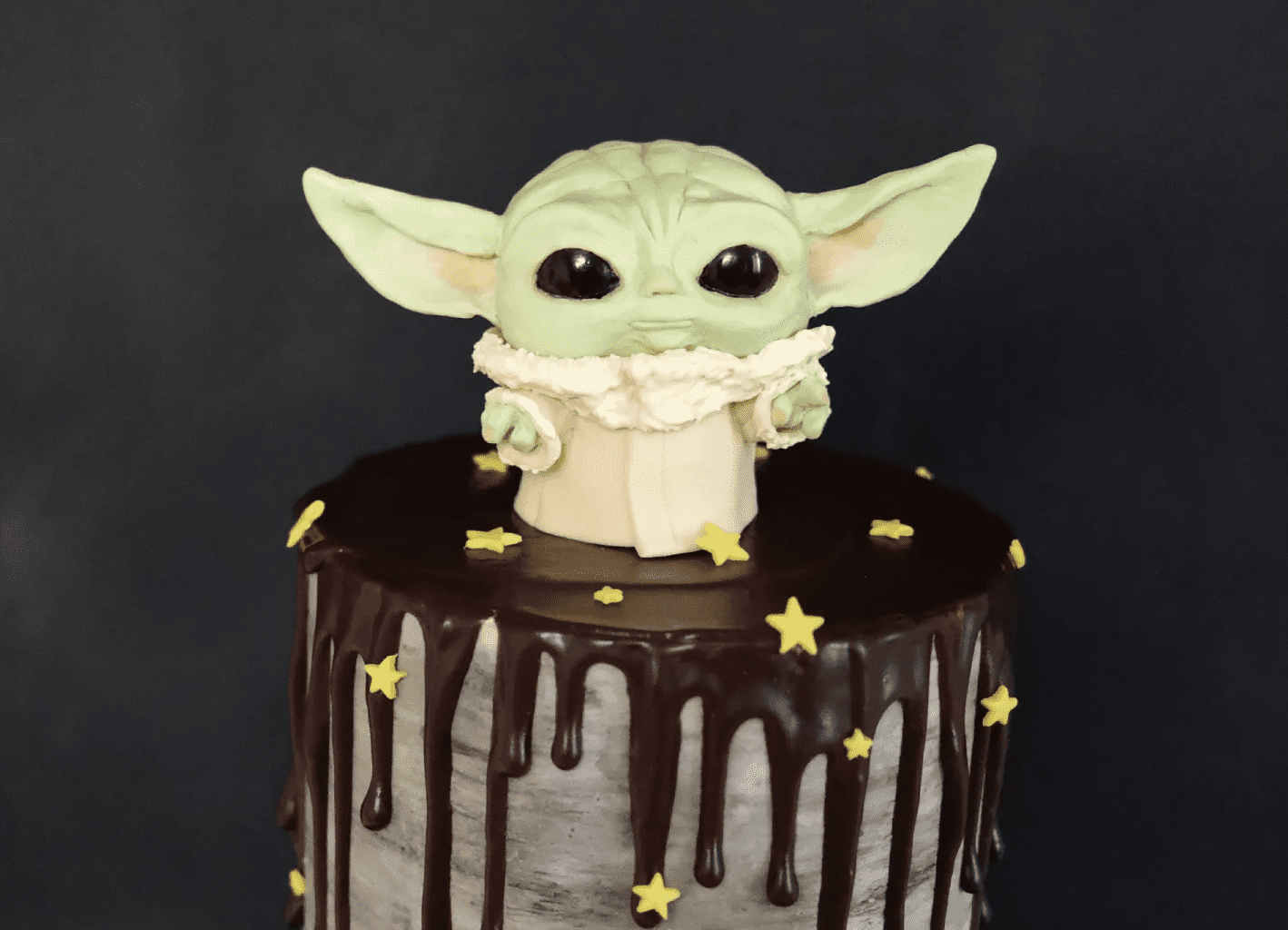 Baby Yoda Cake