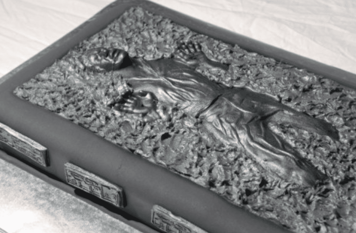 Han Solo in Carbonite Cake