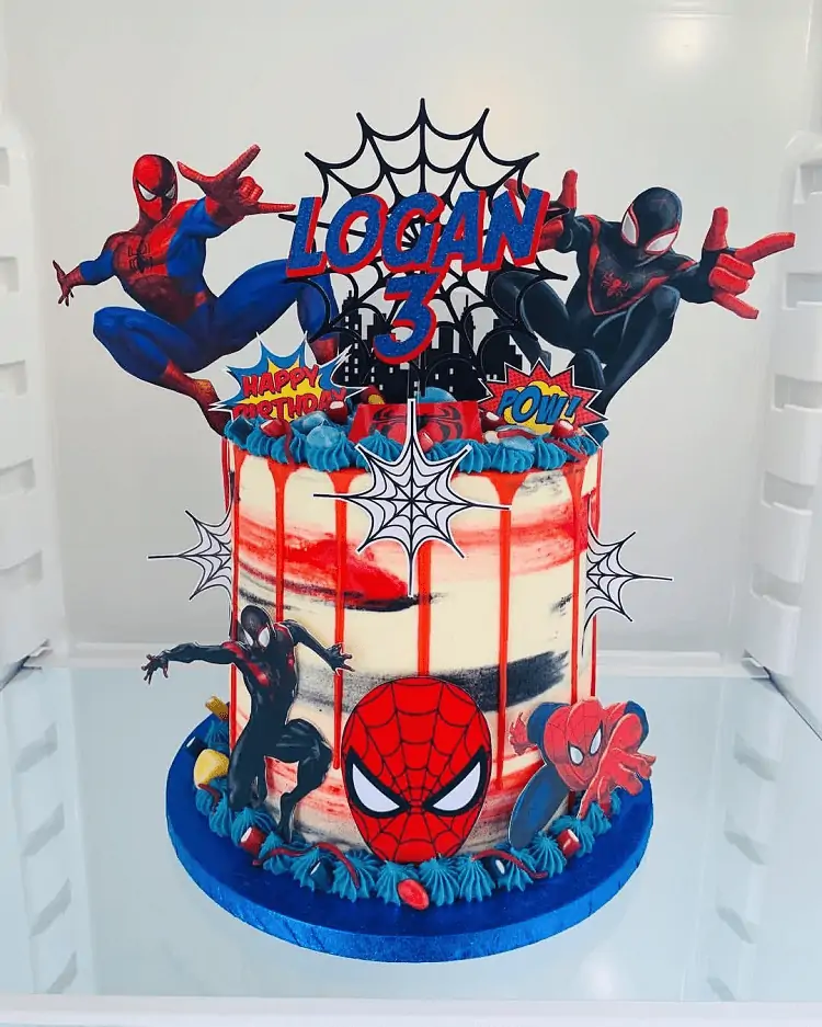 Maria West Spider-Man Cake