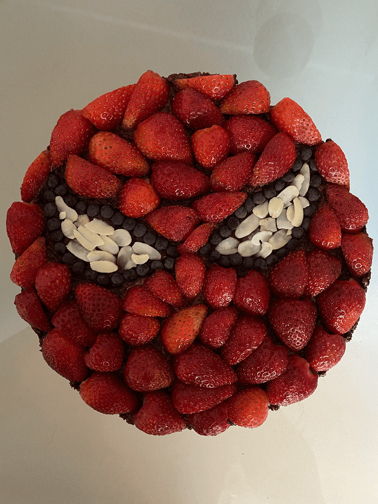 Spider-Man Cake with Fruit