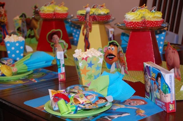 toy story table setting idea's | Toy story party supplies, Toy story party, Toy story birthday