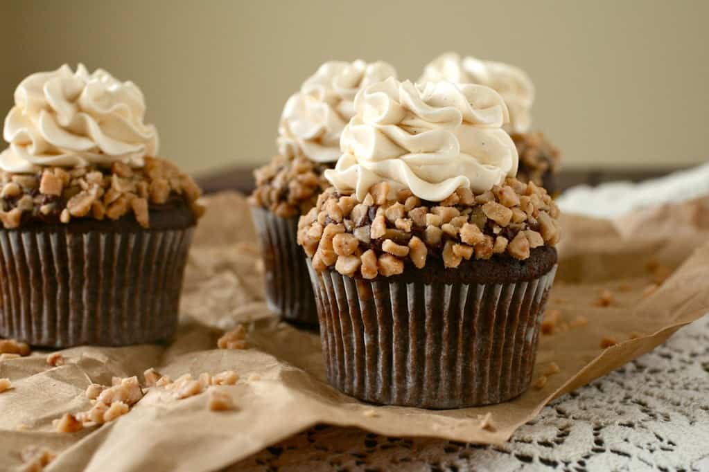 toffee crunch cupcakes | Annie | Flickr