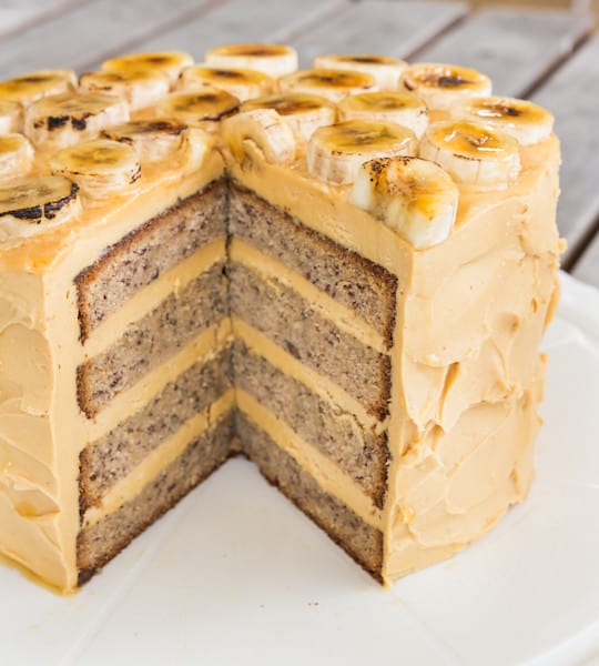 Banana Cake with Salted Caramel Icing | www.raspberricupcake… | Flickr