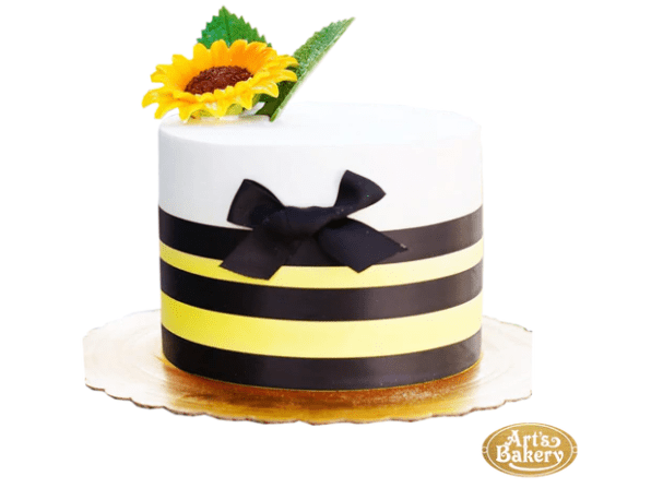 Modern Bumblebee Cake