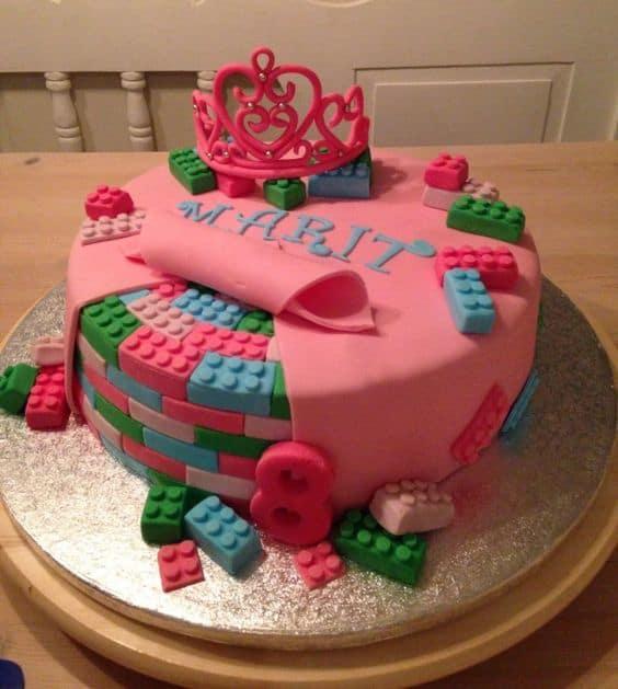 Lego cake 2025 for girl