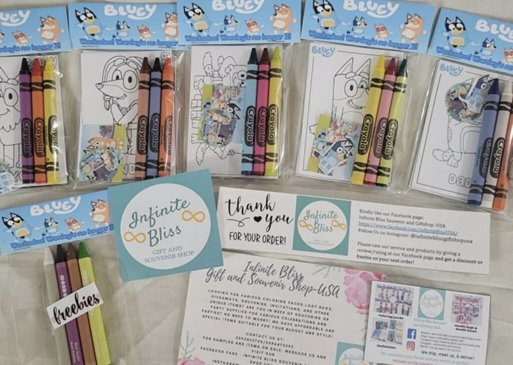 Bluey Coloring Packs