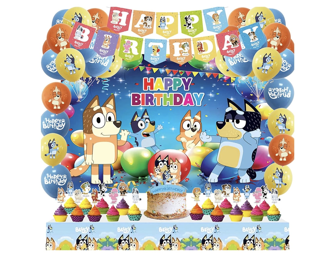 Bluey Birthday Supplies / Party Decorations 