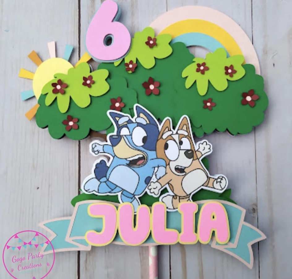 Bluey Cake Topper