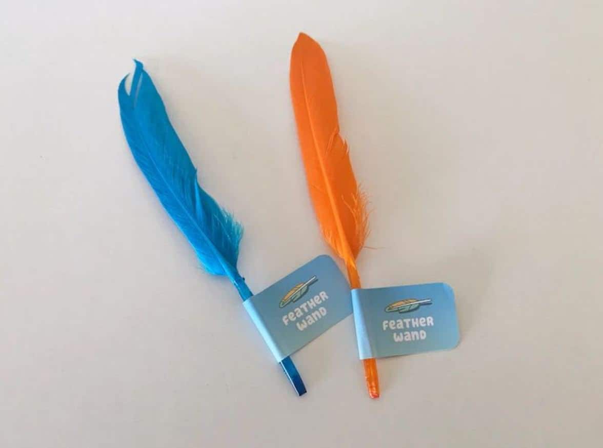 Bluey Birthday Feather Wand