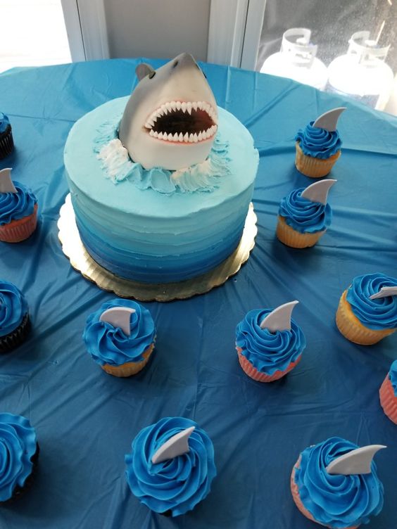 "Bursting Momma" Shark Cake Idea