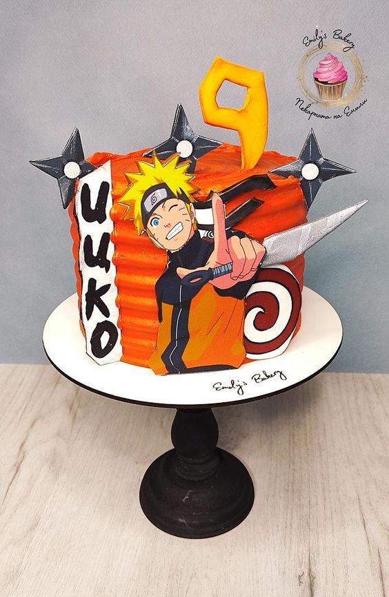 Cakes Decor Naruto Birthday Cake