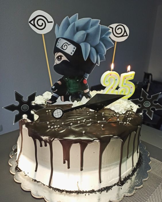 Cute Kakashi Cake