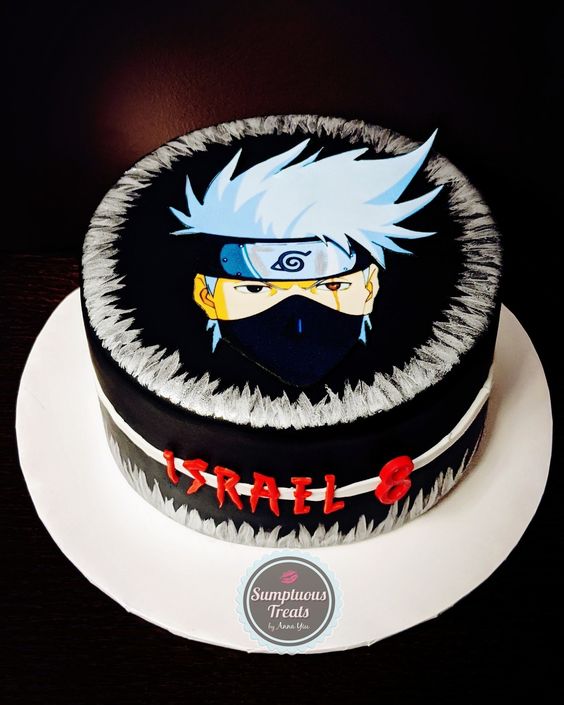 Kakashi Cake