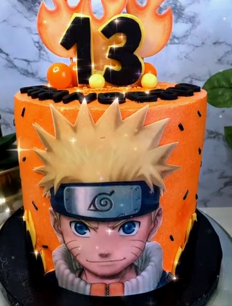 Naruto Birthday Cake