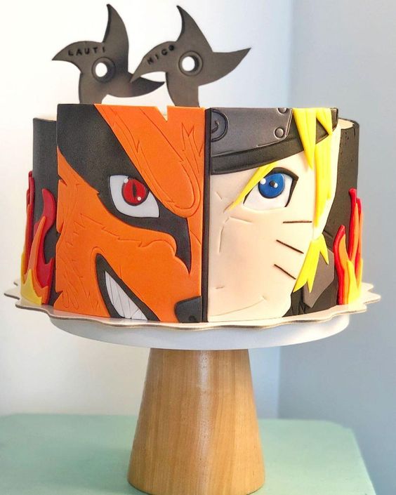 Naruto Tailed Beast Cake 