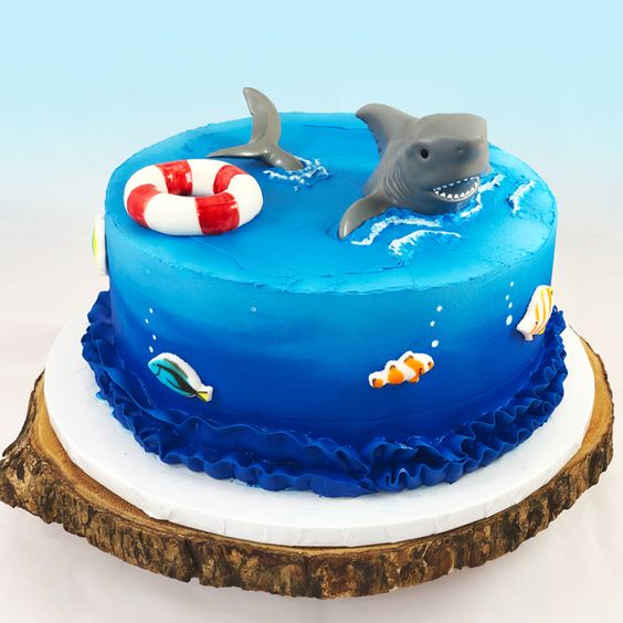 "Rescue Mission" Shark Cake Idea