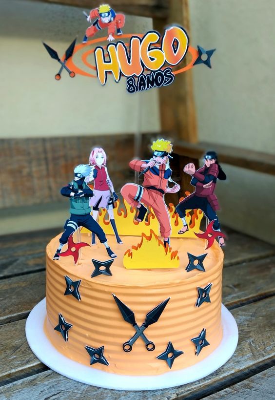 Team Naruto Cake