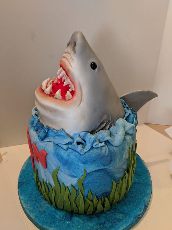 "Unfolding Beast" Shark Cake Idea