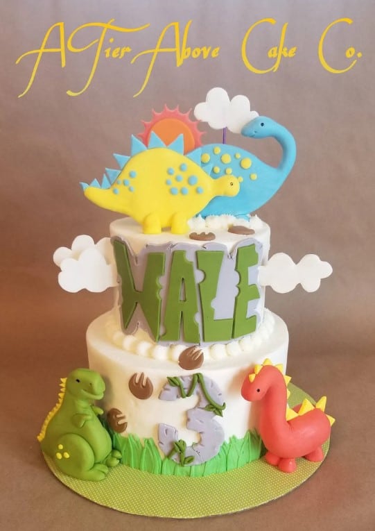 27 Dino-Mite Dinosaur Cake Ideas - The Party Inspo