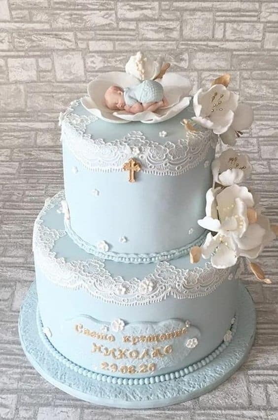 Blue Lace Cake