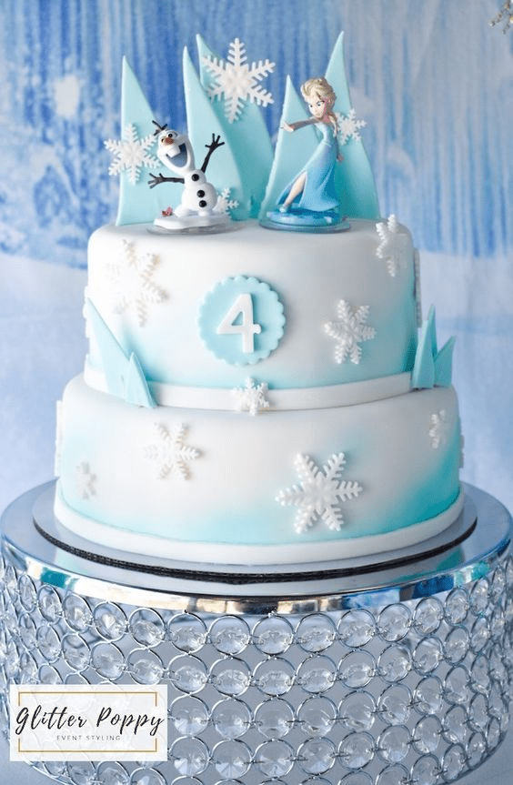 Catch Me Elsa and Olaf Cake Idea