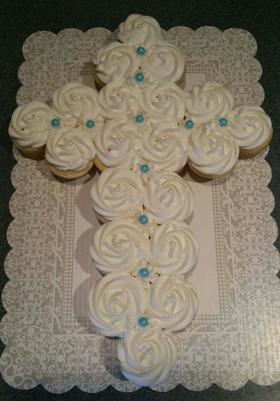 Cross Cupcake Cake