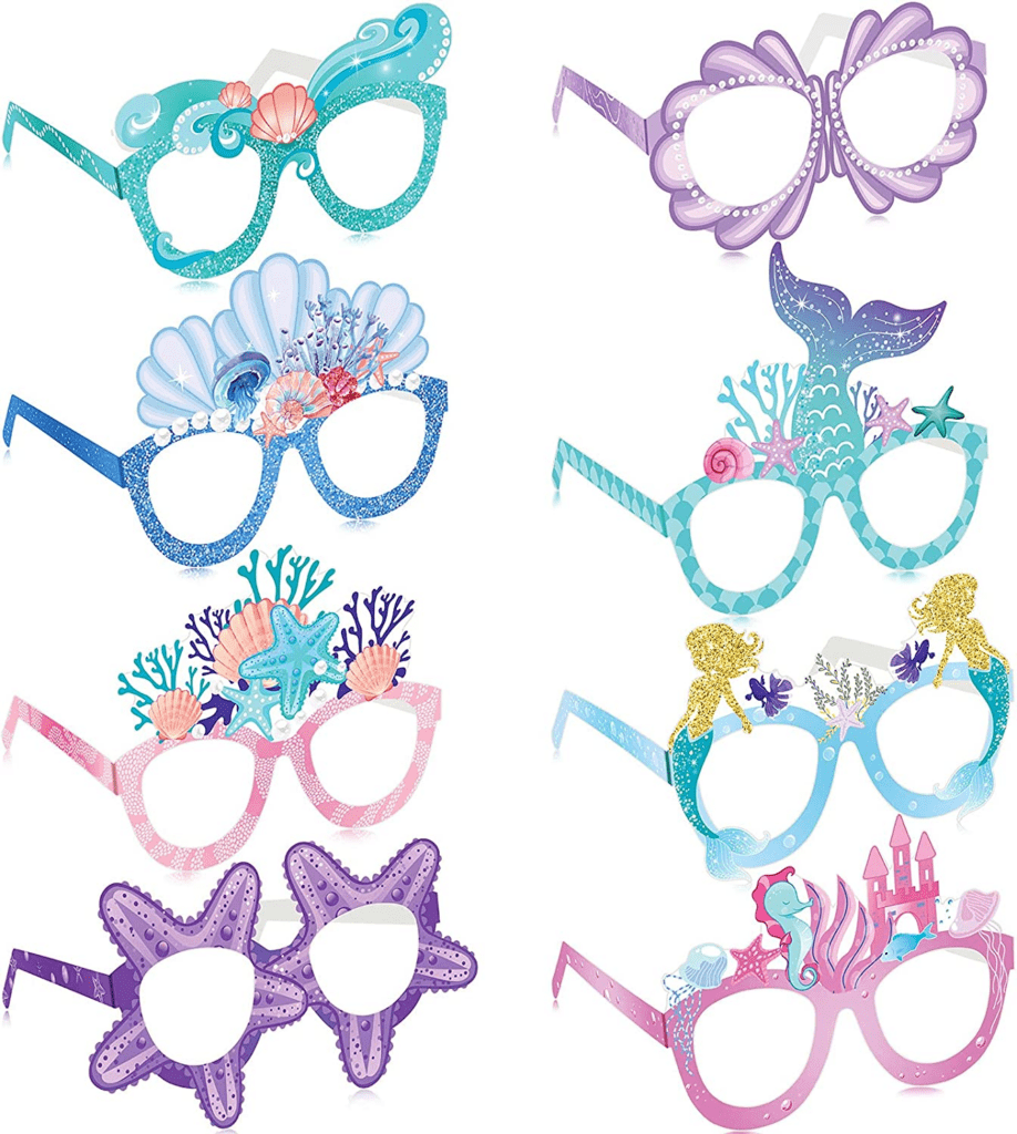 Mermaid Paper Eyeglasses 