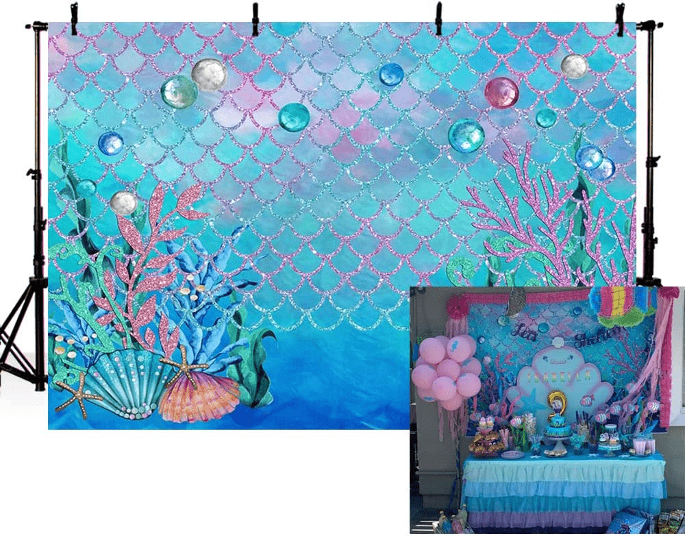 Mermaid Party Banner 