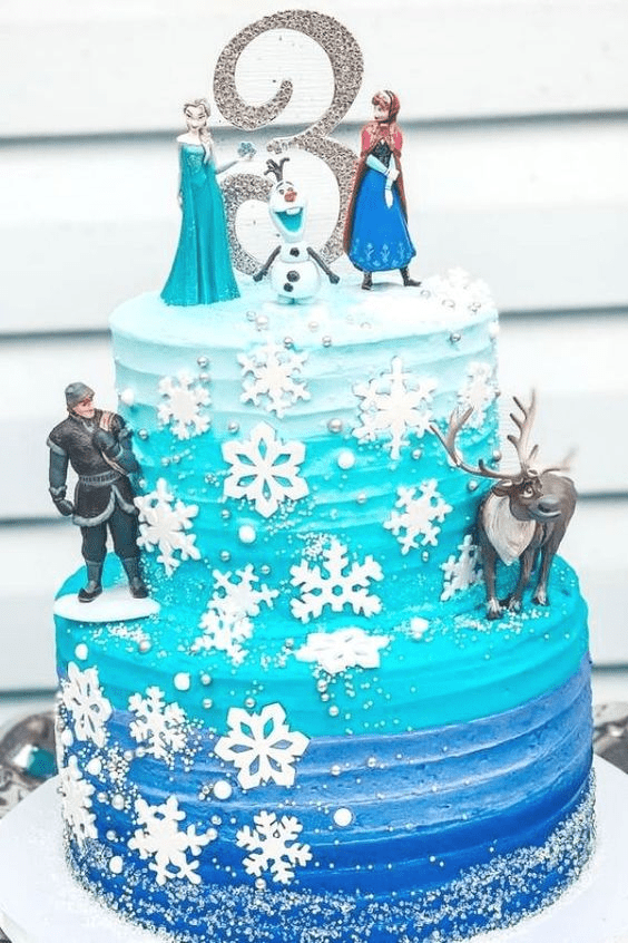 Two Tier Frozen Cake Idea