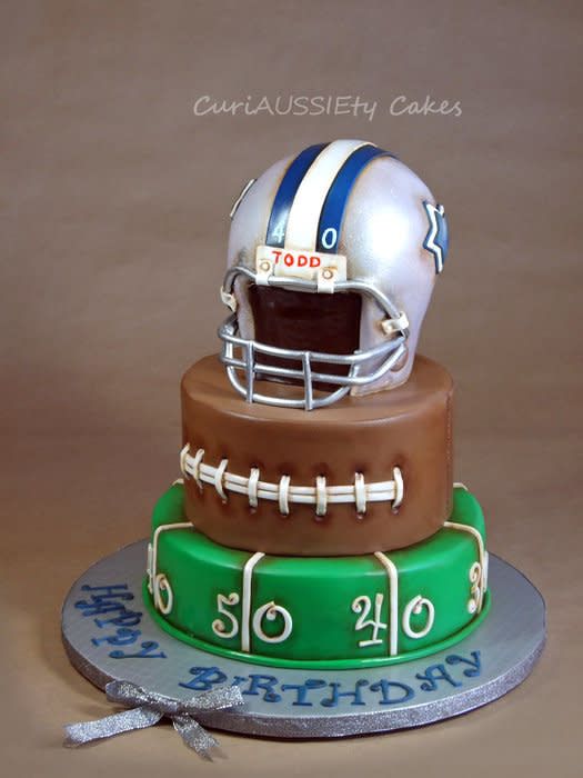 Dallas Cowboys Football Cake