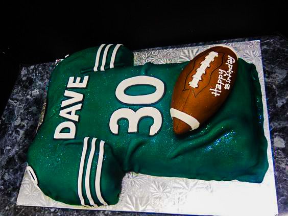 Eagles Football Jersey Cake