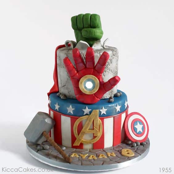 Epic Avengers Cake Idea