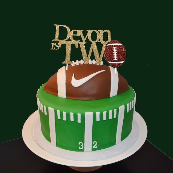 Football Cake Topper