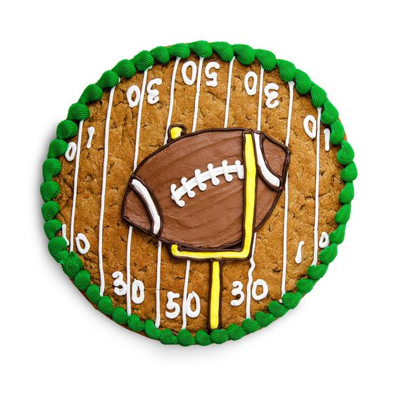 Football Cookie Cake