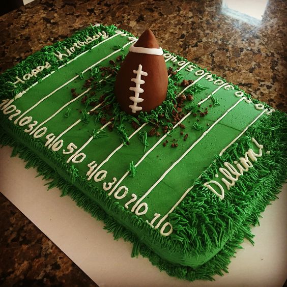 Football Field Cake