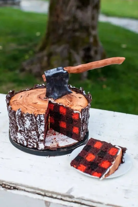 Lumberjack Cake for Champions