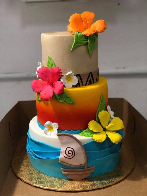 Moana Voyager Cake