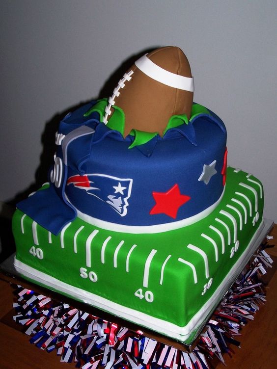 New England Patriots Cake