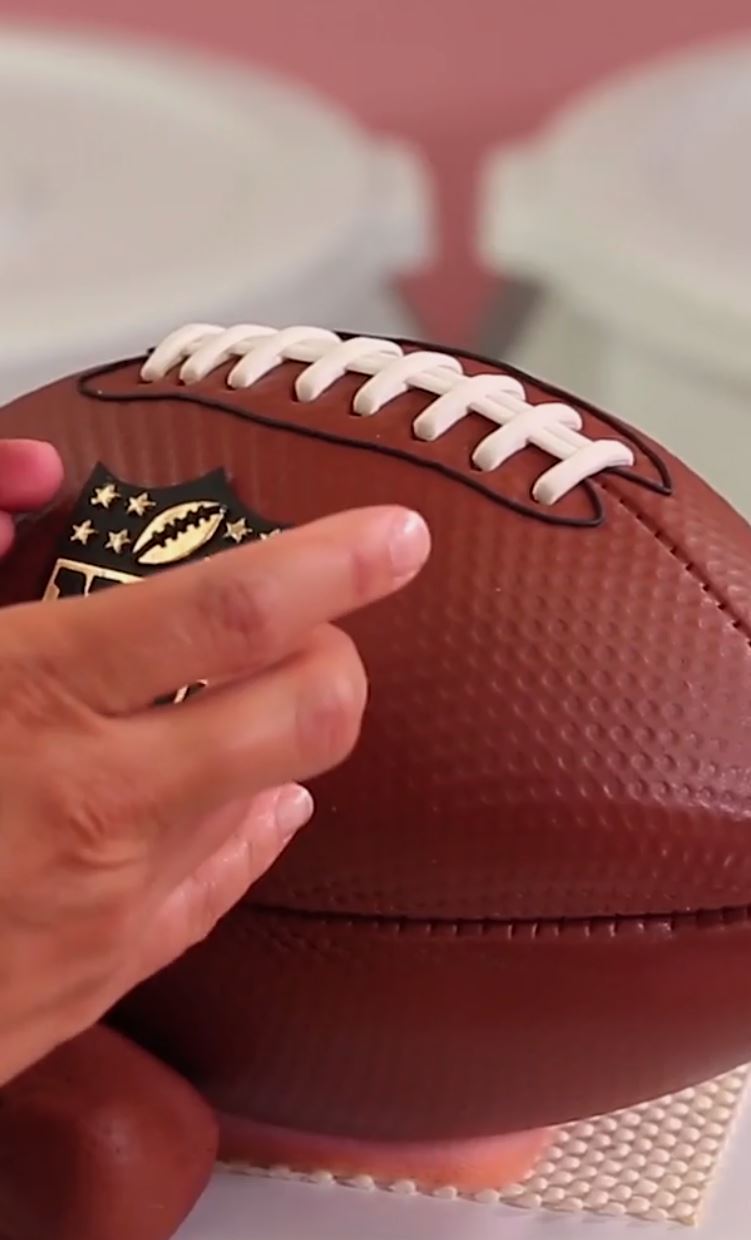 Realistic Football Cake