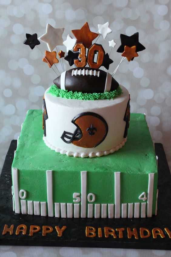 Saints Football Cake