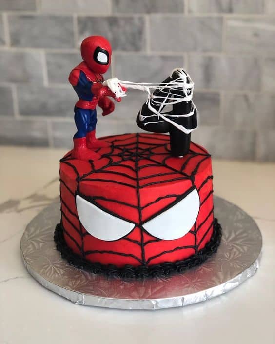 Sticky Spidey Cake