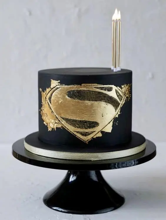 Suave Superman Birthday Cake