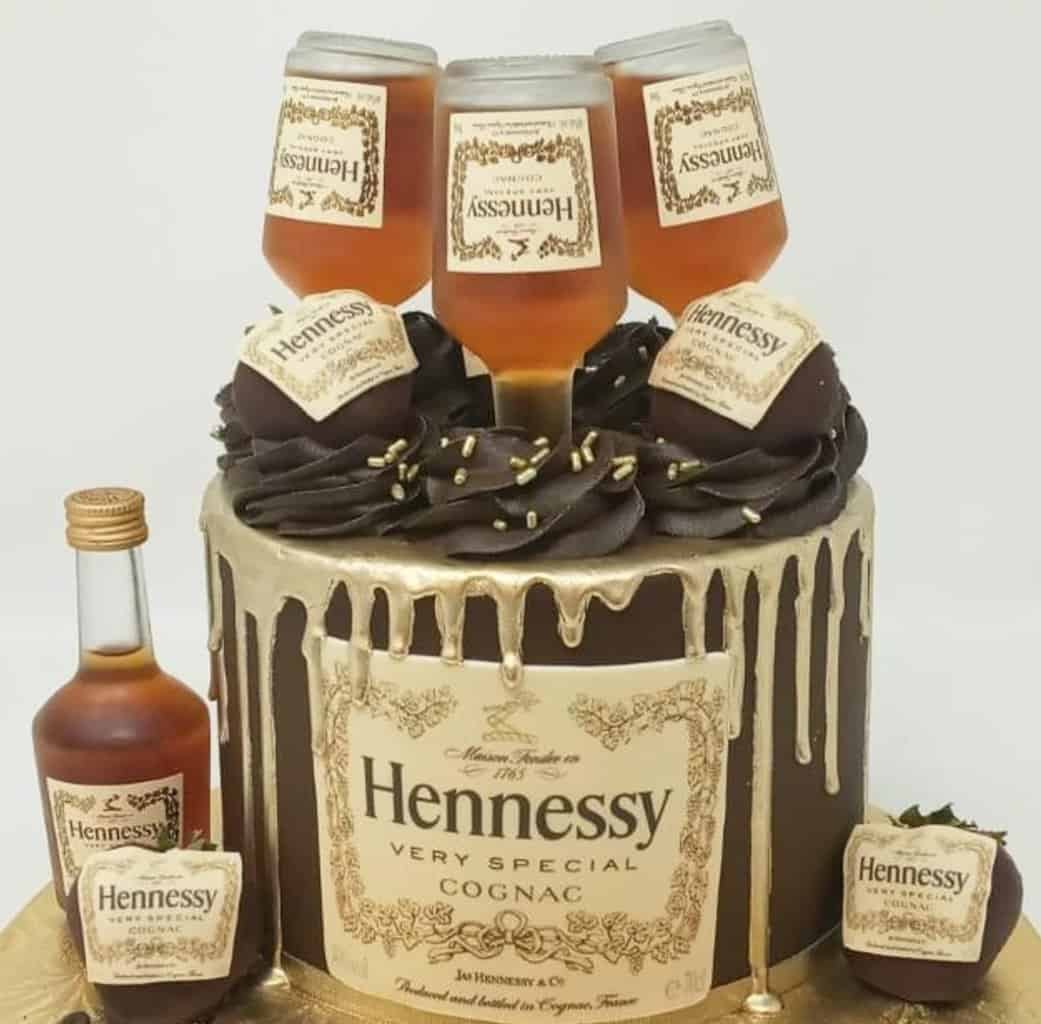 Chocolate Hennessy Cake 