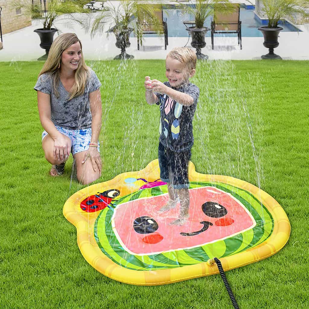 Inflatable Cocomelon Splash Pad with Sprinkler