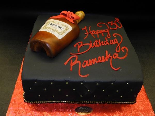 Hennessy Fondant Cake 