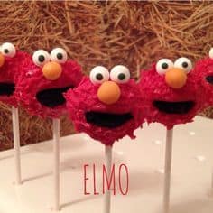 Elmo Cake pops 