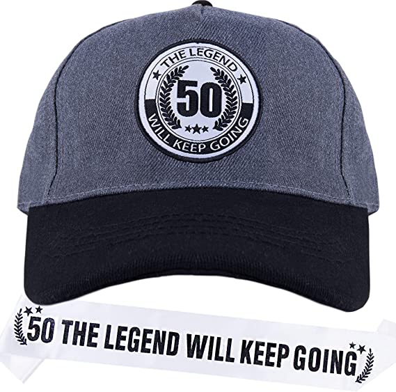 50th Birthday Hat for Men