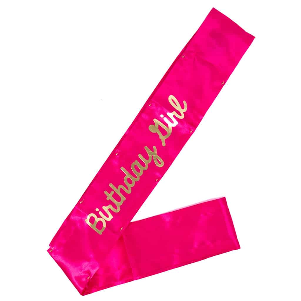 Way to Celebrate! Birthday Girl Light Up Sash, Batteries Included