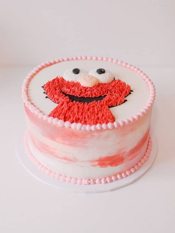 Elmo Cake 