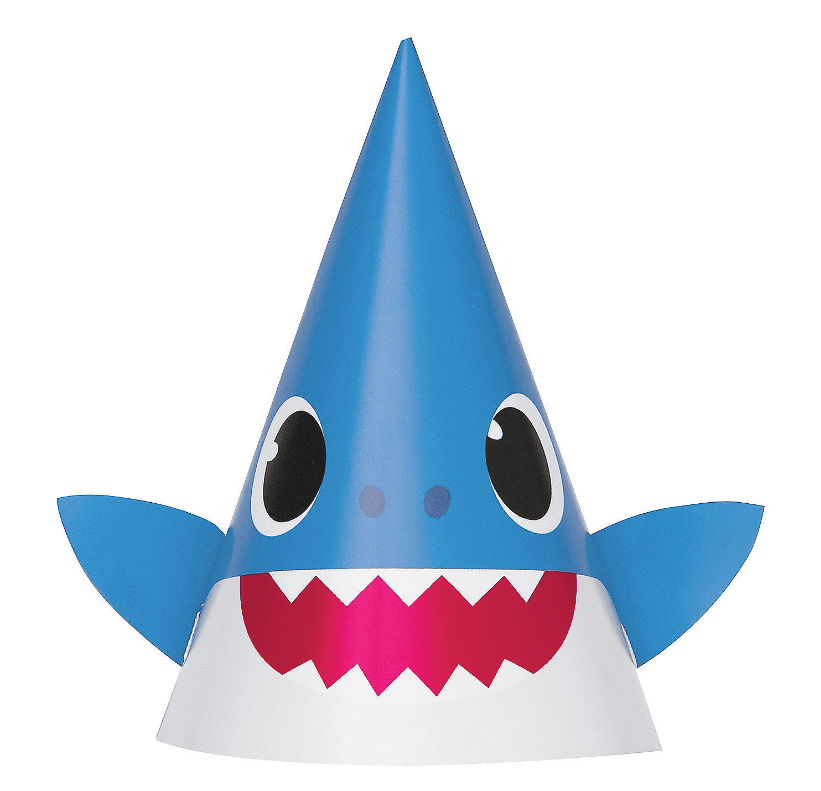 Baby Shark Cone Party Hats